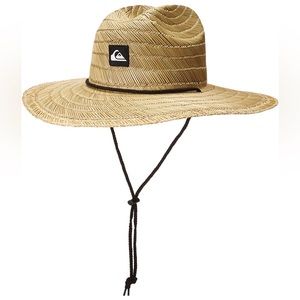 Quiksilver Pierside Lifeguard Beach Sun Straw Hat